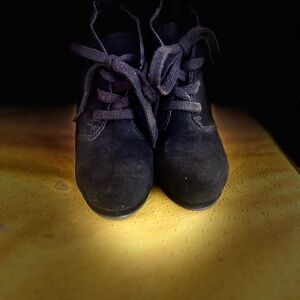 Dolce Vita Black Suede Wedges